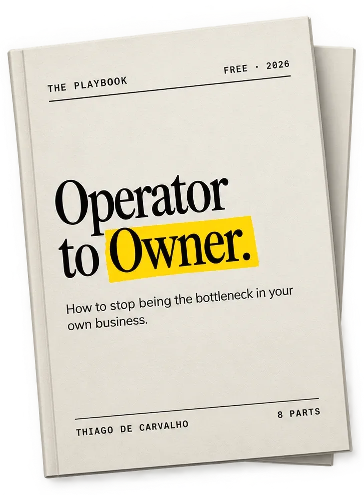 Cover of The Operator-to-Owner Playbook